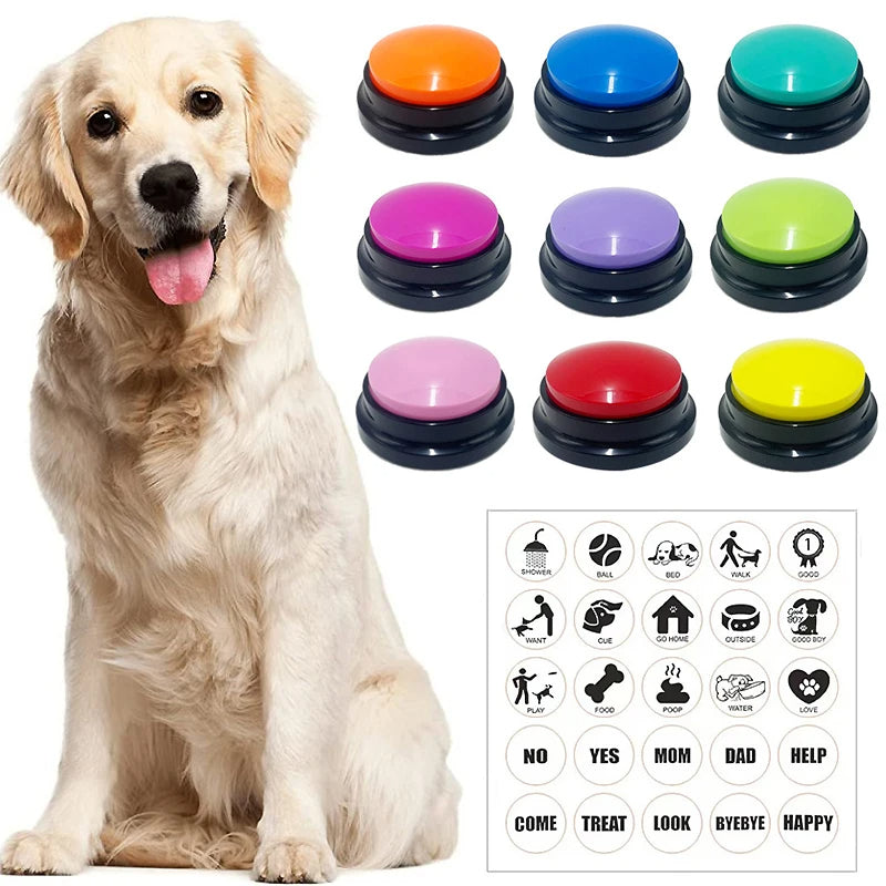 INTERACTIVE DOG PERSONALIZED SOUND BUTTONS