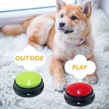 INTERACTIVE DOG PERSONALIZED SOUND BUTTONS