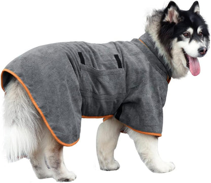 COZY PET BATHROBE WRAP