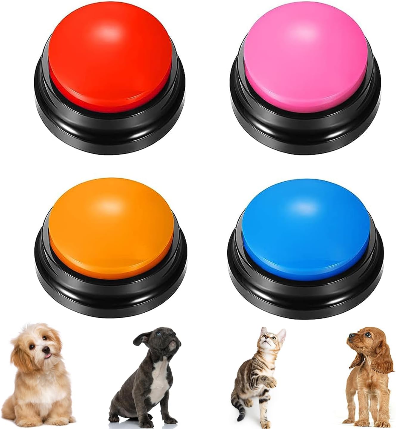 INTERACTIVE DOG PERSONALIZED SOUND BUTTONS