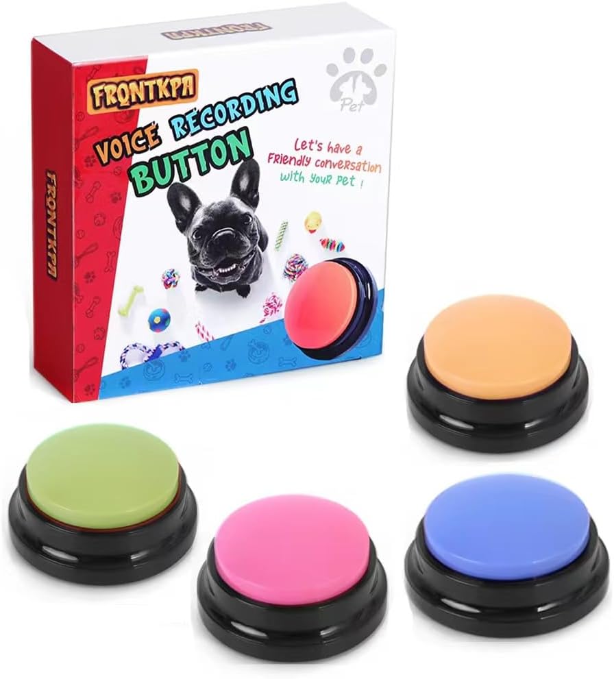 INTERACTIVE DOG PERSONALIZED SOUND BUTTONS