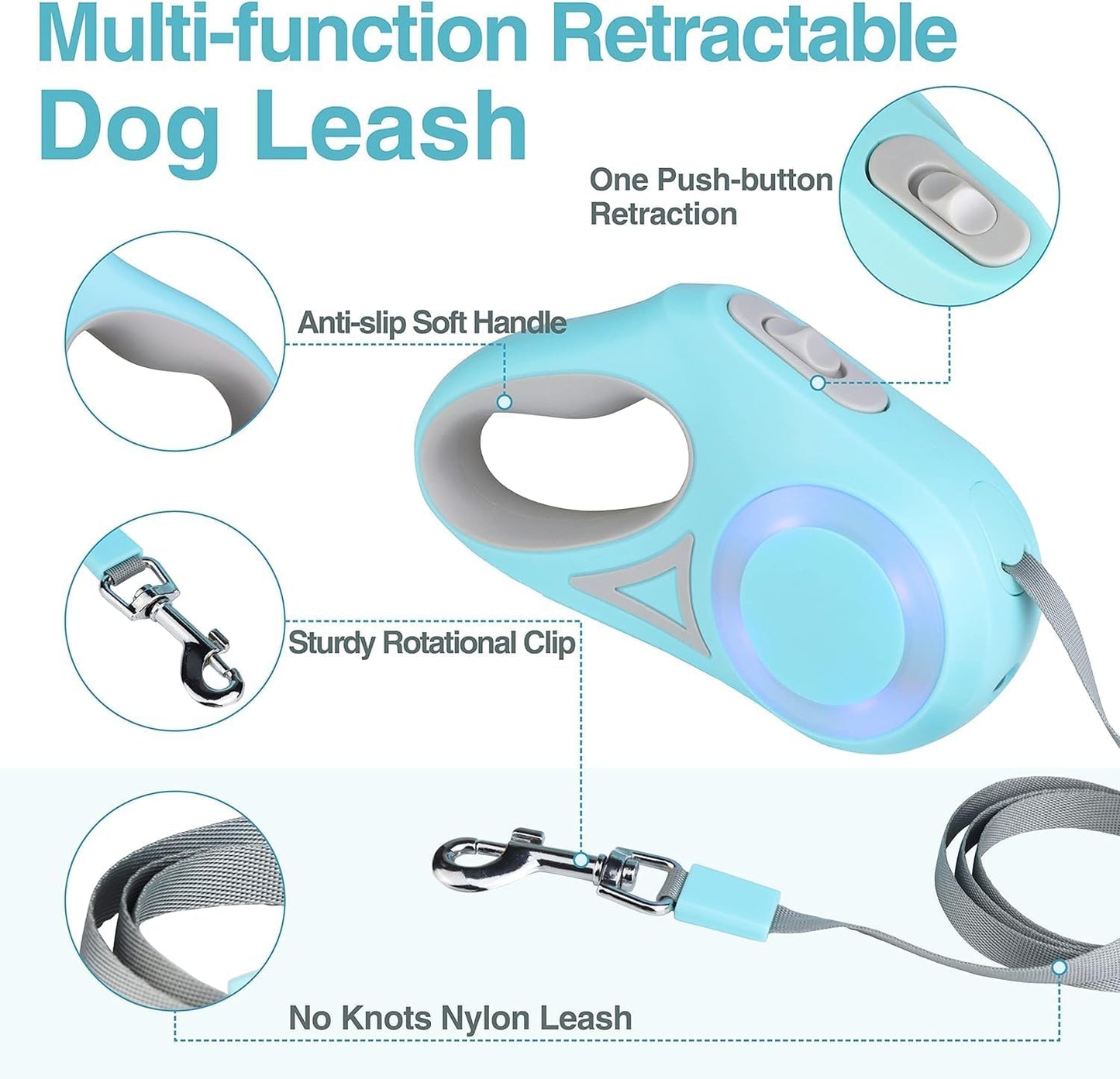 NIGHTGLOW LED DOG LEASH