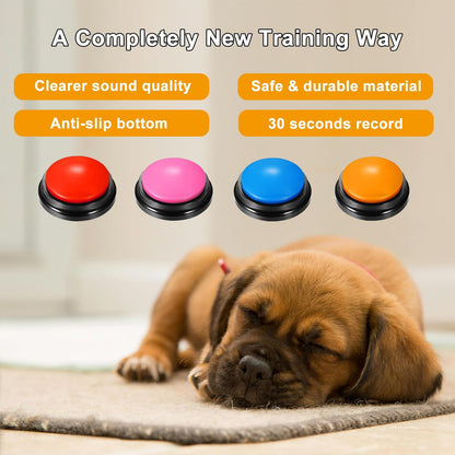 INTERACTIVE DOG PERSONALIZED SOUND BUTTONS