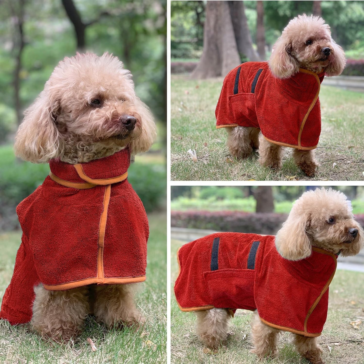 COZY PET BATHROBE WRAP