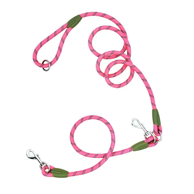 TRACTION ROPE REFLECTIVE NYLON DOG LEASH