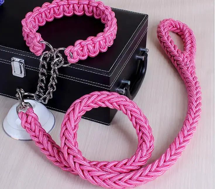 DURABLE LEASH SET FOR LARGE DOGS