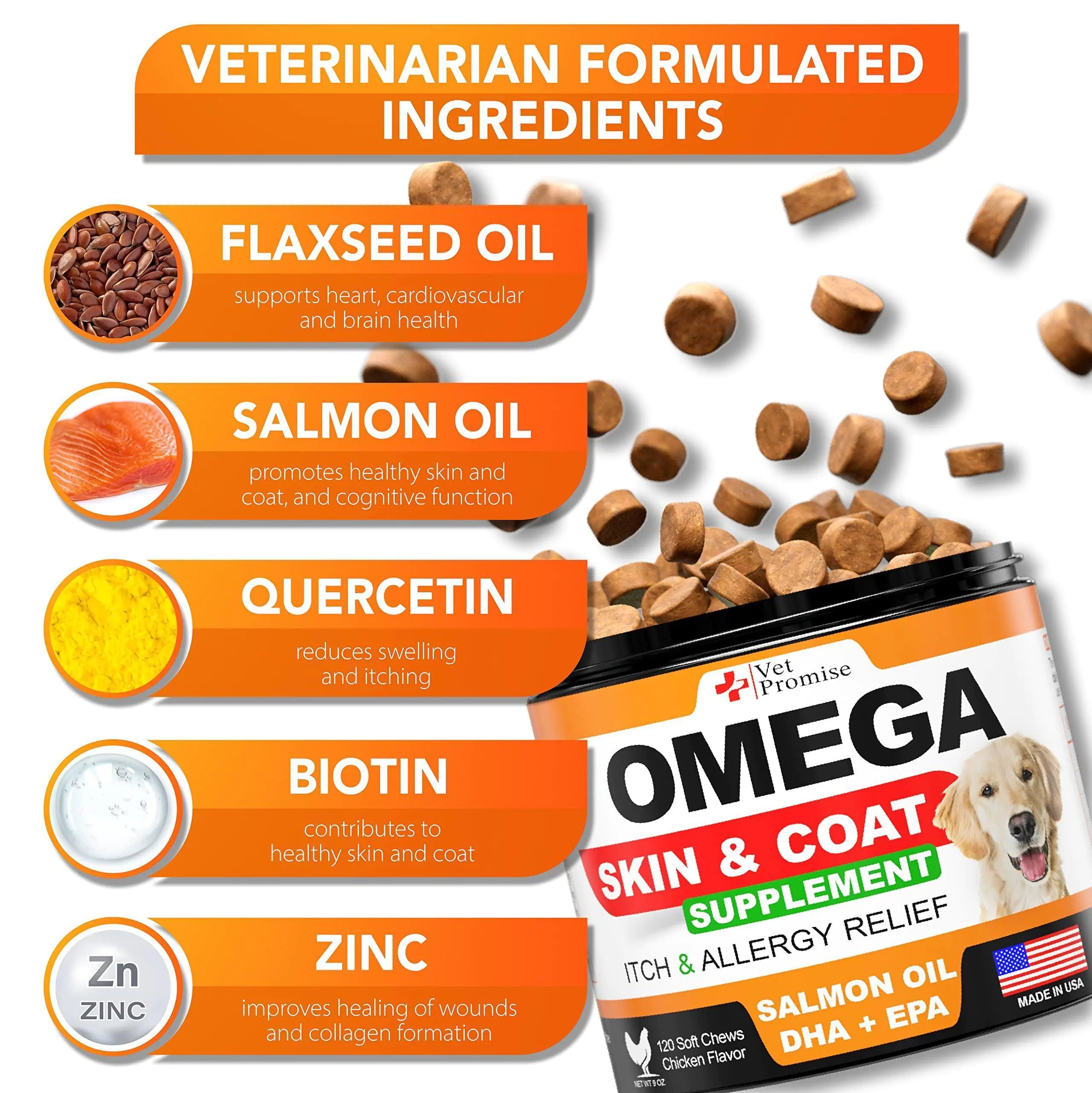 OMEGA 3 FOR DOG SKIN AND COAT